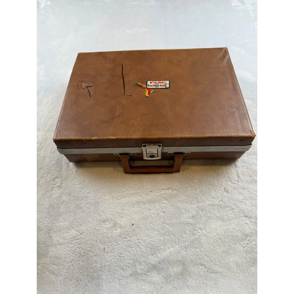 Vintage Jose Cuervo Tequila cassette Briefcase‎ Made in USA